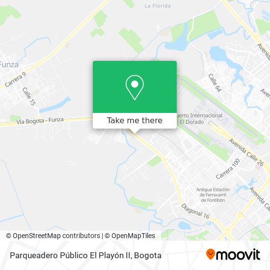 Mapa de Parqueadero Público El Playón II