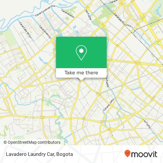 Lavadero Laundry Car map