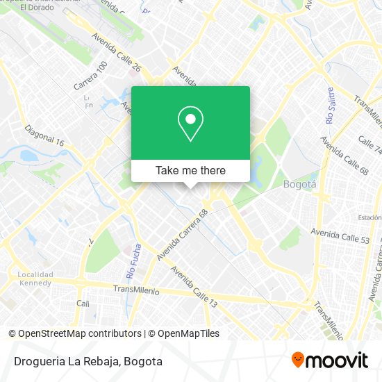 Drogueria La Rebaja map