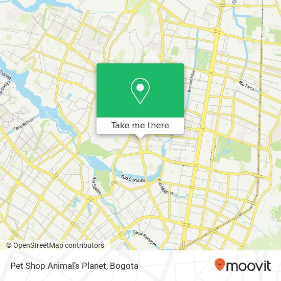 Mapa de Pet Shop Animal’s Planet