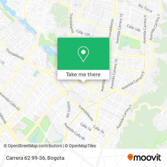 Mapa de Carrera 62 99-36