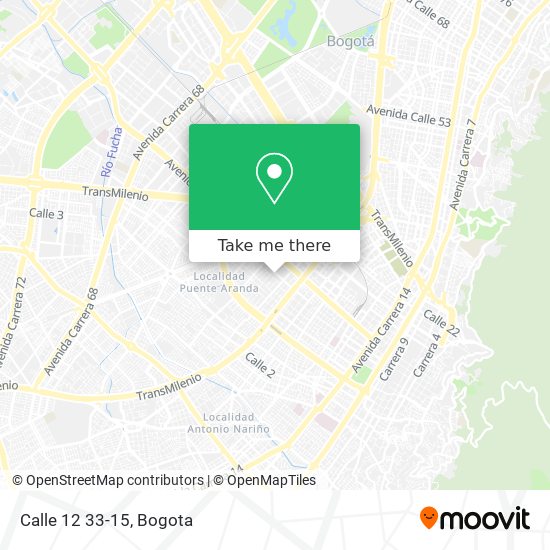 Calle 12 33-15 map