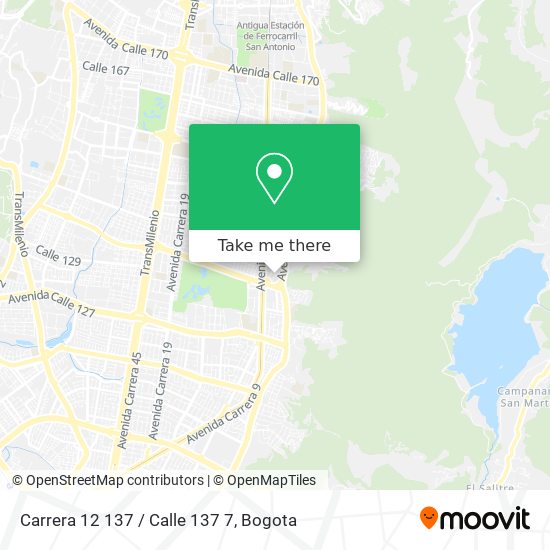 Carrera 12 137 / Calle 137 7 map