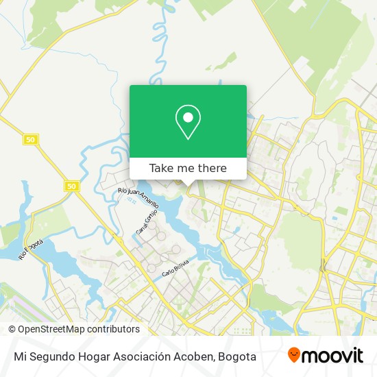 Mi Segundo Hogar Asociación Acoben map