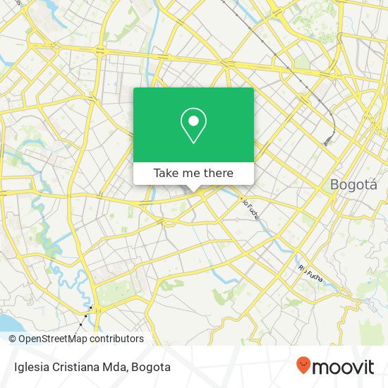 Iglesia Cristiana Mda map