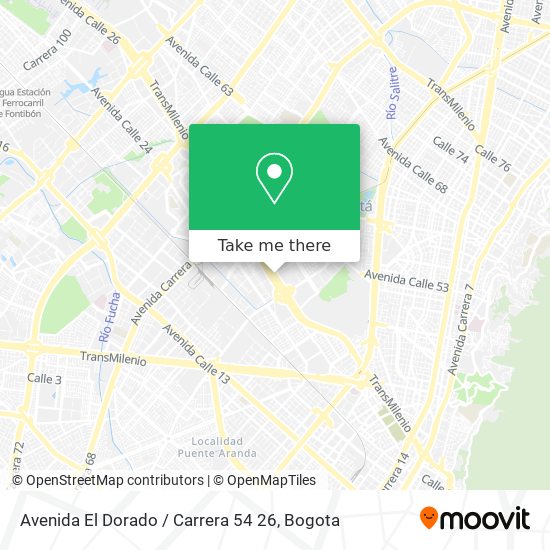 Avenida El Dorado / Carrera 54 26 map