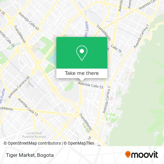 Tiger Market map