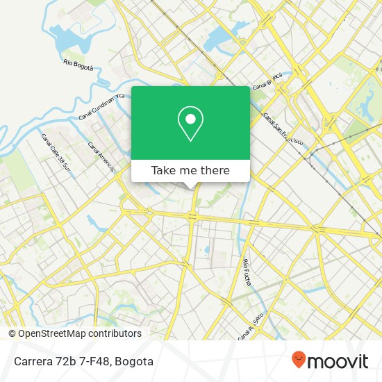 Mapa de Carrera 72b 7-F48