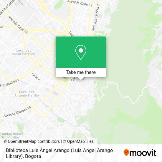 Mapa de Biblioteca Luis Ángel Arango (Luis Angel Arango Library)