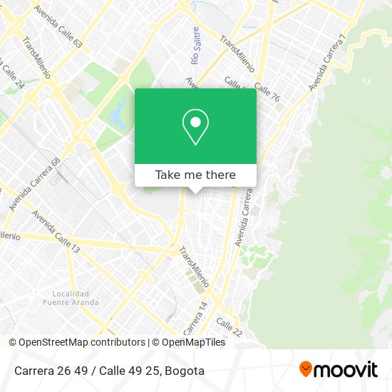 Carrera 26 49 / Calle 49 25 map