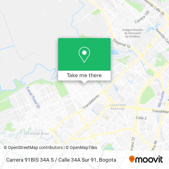 Carrera 91BIS 34A S / Calle 34A Sur 91 map