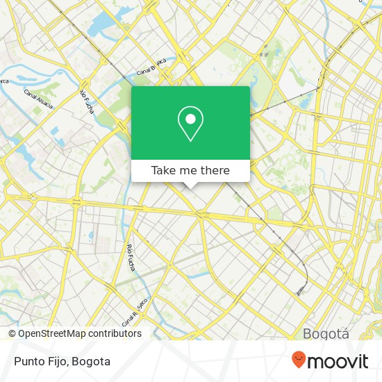 Punto Fijo map