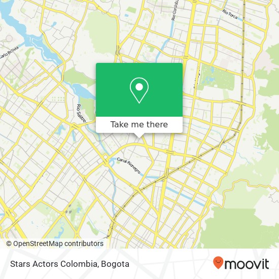 Stars Actors Colombia map