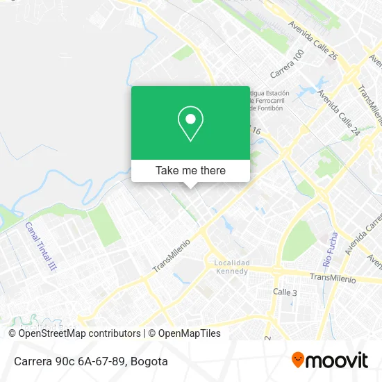 Mapa de Carrera 90c 6A-67-89