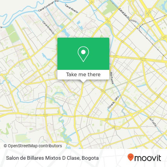 Salon de Billares Mixtos D Clase map