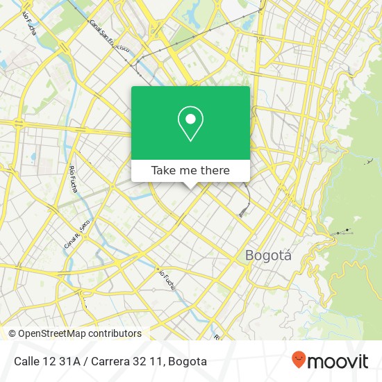 Calle 12 31A / Carrera 32 11 map