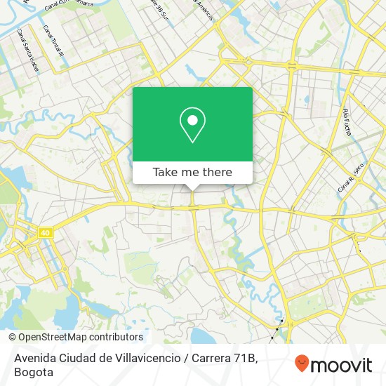 Avenida Ciudad de Villavicencio / Carrera 71B map
