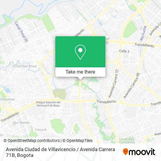 Avenida Ciudad de Villavicencio / Avenida Carrera 71B map