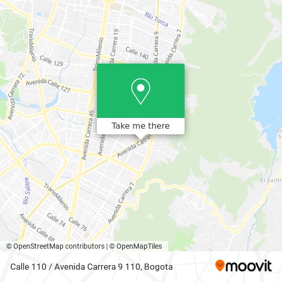 Calle 110 / Avenida Carrera 9 110 map