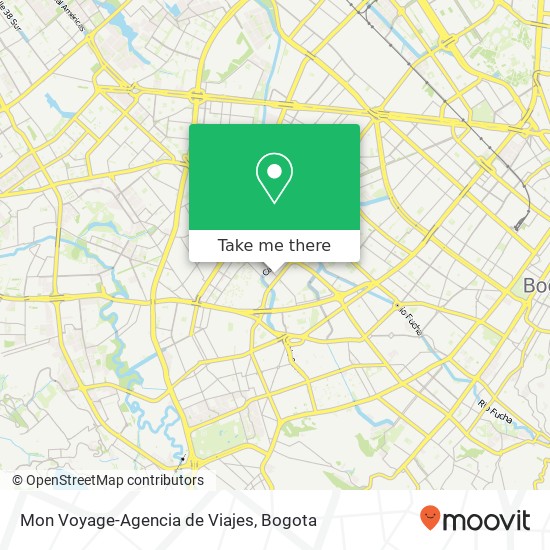 Mapa de Mon Voyage-Agencia de Viajes