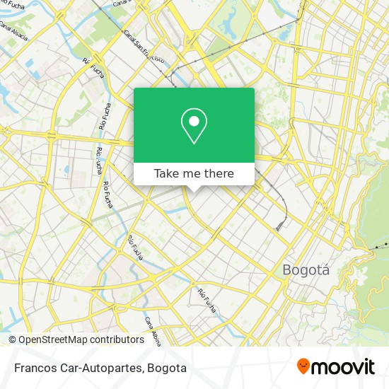 Francos Car-Autopartes map