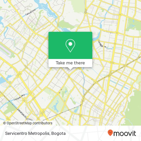 Servicentro Metropolis map