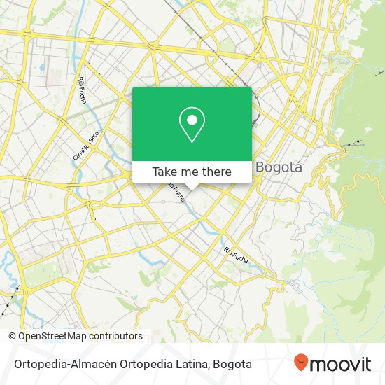 Ortopedia-Almacén Ortopedia Latina map