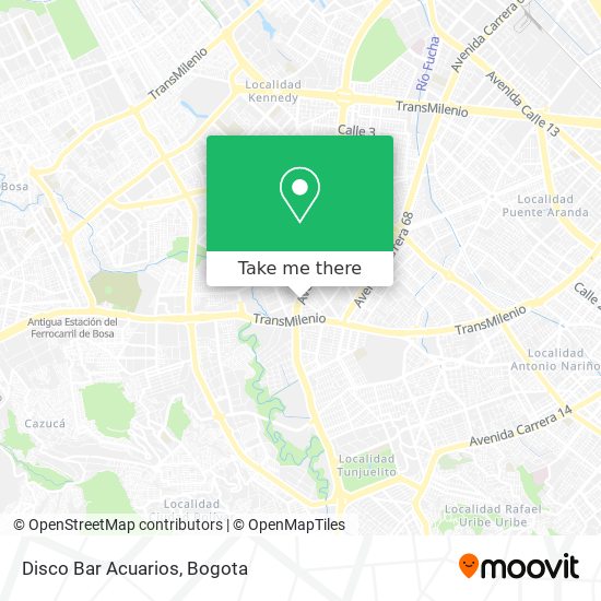 Disco Bar Acuarios map