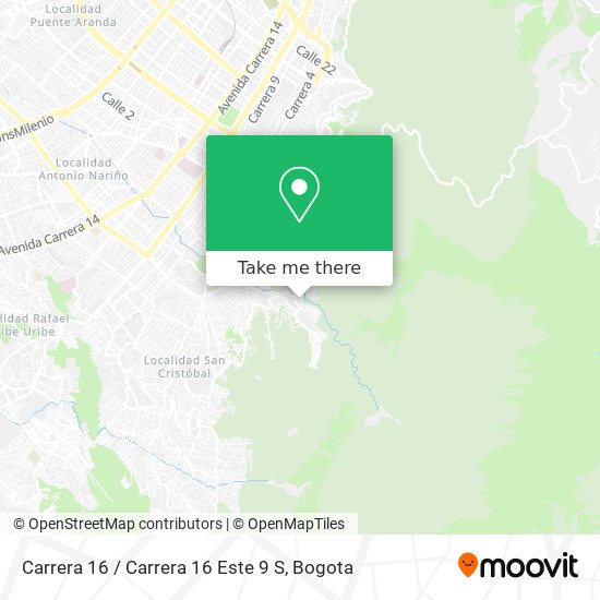 Carrera 16 / Carrera 16 Este 9 S map
