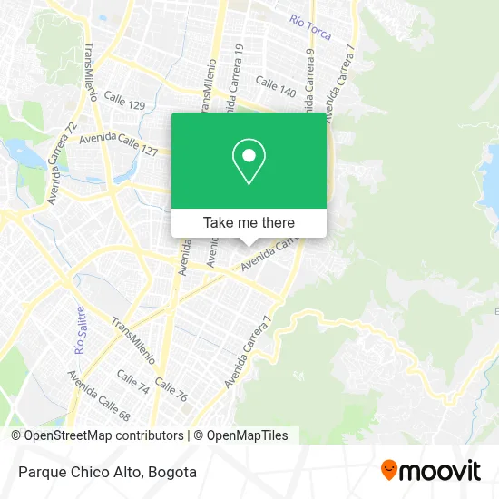 Parque Chico Alto map