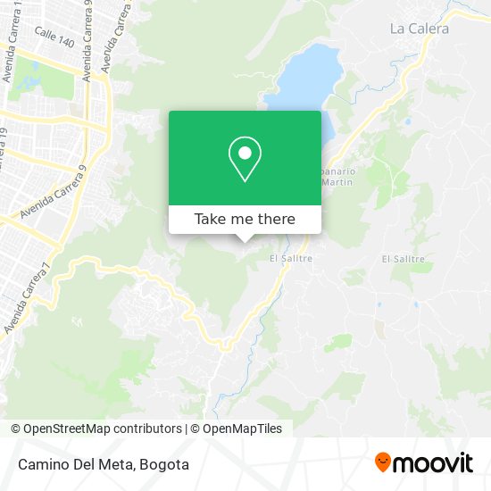 Camino Del Meta map