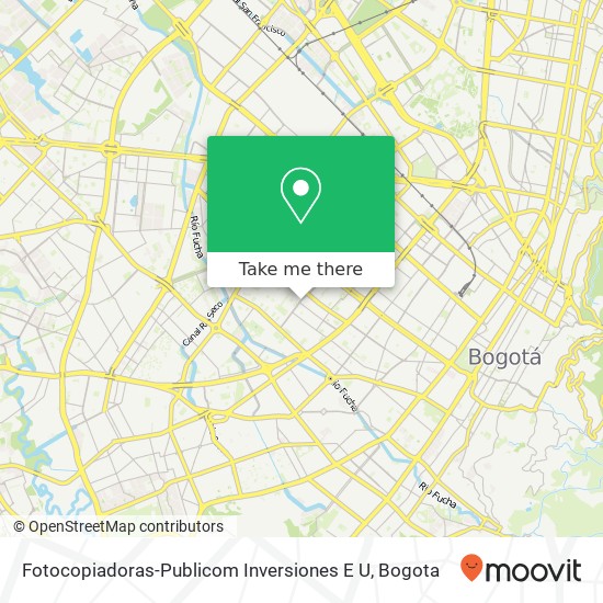 Fotocopiadoras-Publicom Inversiones E U map