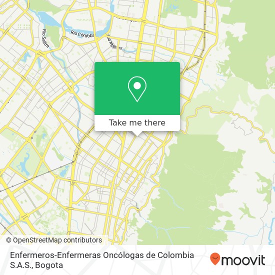 Mapa de Enfermeros-Enfermeras Oncólogas de Colombia S.A.S.