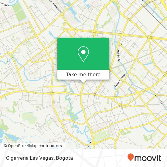 Mapa de Cigarreria Las Vegas