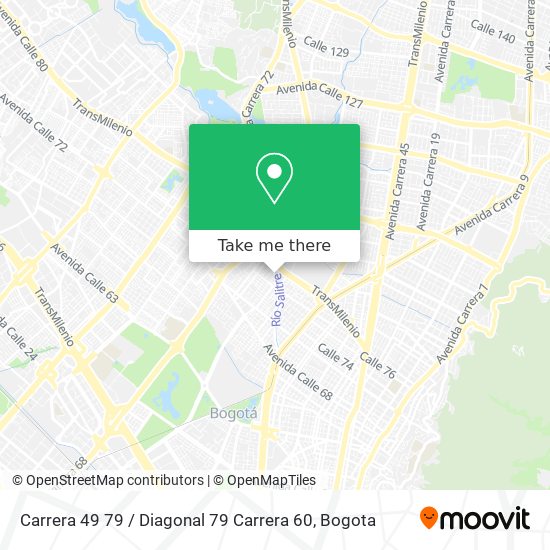 Mapa de Carrera 49 79 / Diagonal 79 Carrera 60
