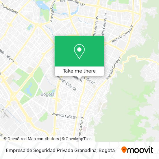 Empresa de Seguridad Privada Granadina map