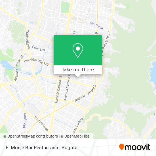 El Monje Bar Restaurante map