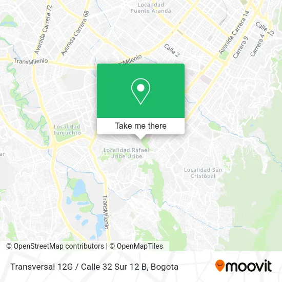 Transversal 12G / Calle 32 Sur 12 B map