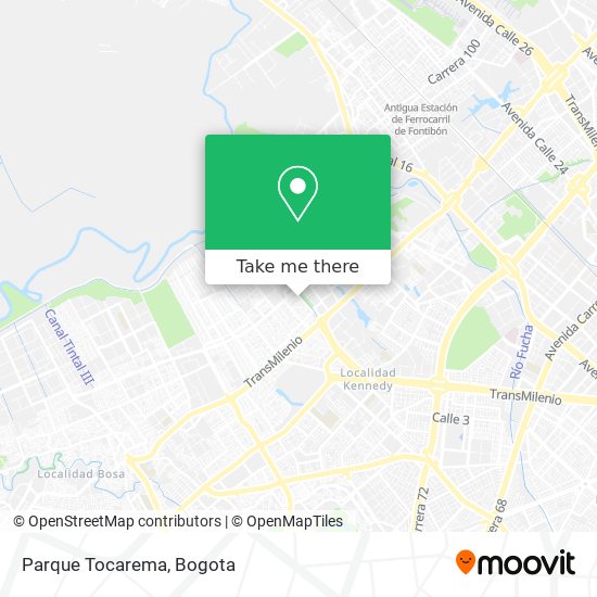 Parque Tocarema map