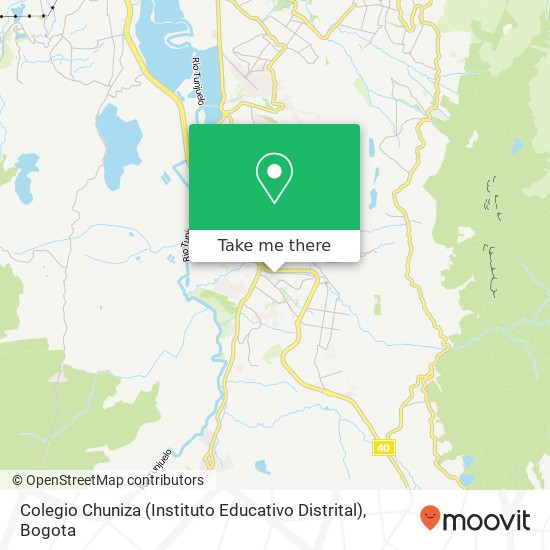 Colegio Chuniza (Instituto Educativo Distrital) map