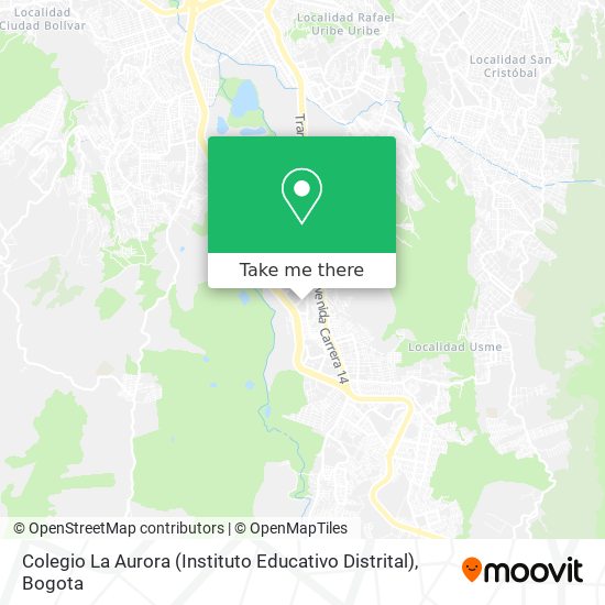 Colegio La Aurora (Instituto Educativo Distrital) map