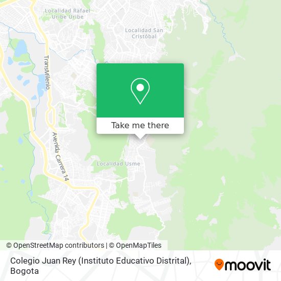 Colegio Juan Rey (Instituto Educativo Distrital) map
