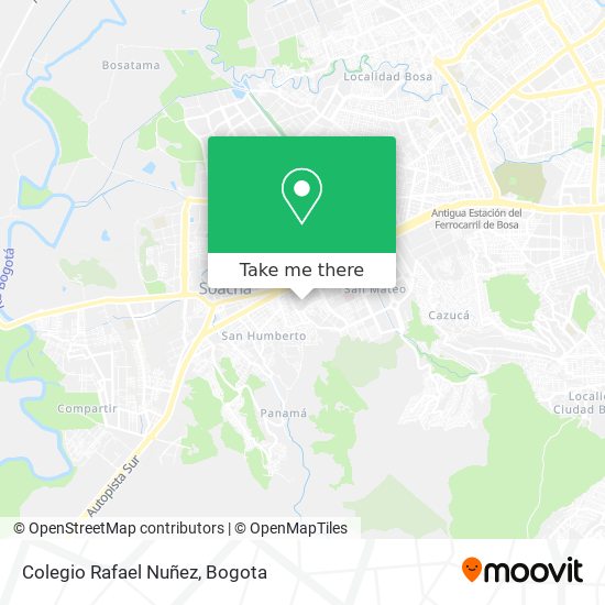 Mapa de Colegio Rafael Nuñez