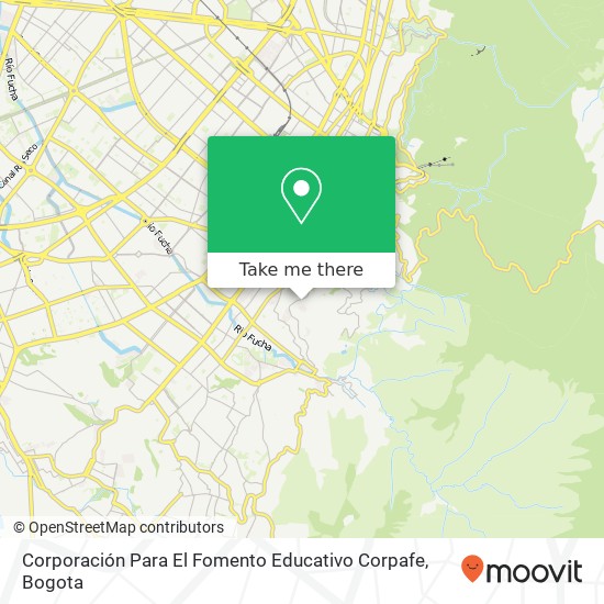 Corporación Para El Fomento Educativo Corpafe map