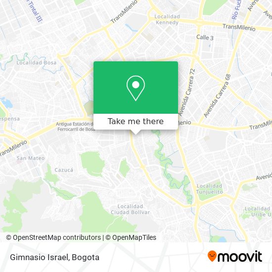 Mapa de Gimnasio Israel
