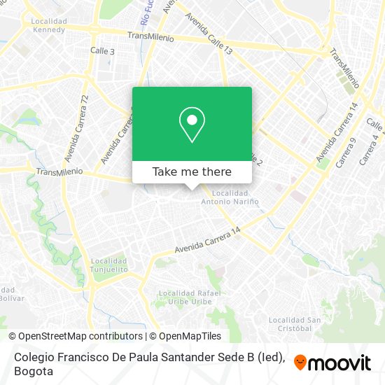 Colegio Francisco De Paula Santander Sede B (Ied) map