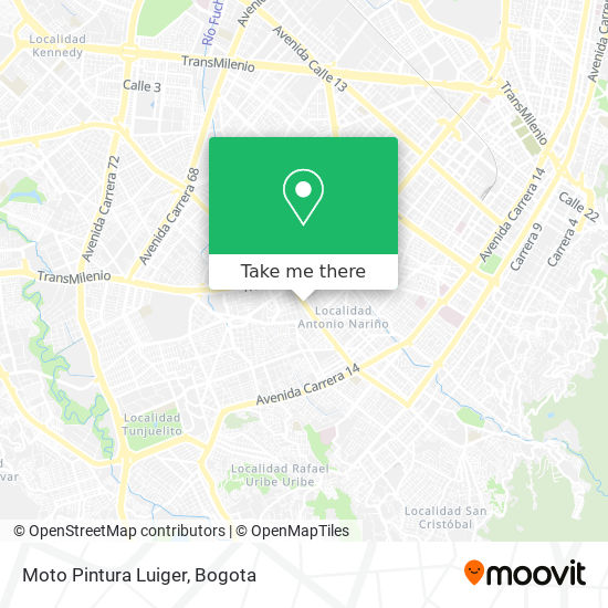 Moto Pintura Luiger map