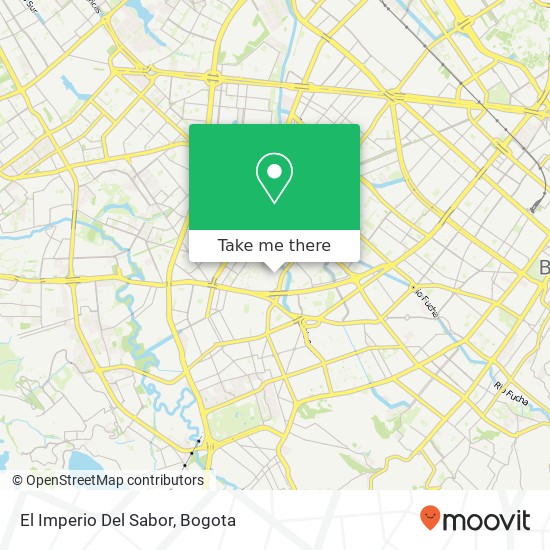 El Imperio Del Sabor map