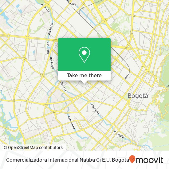 Comercializadora Internacional Natiba Ci E.U map