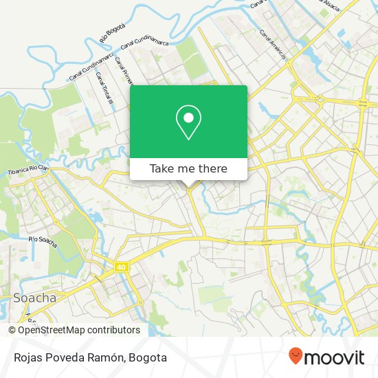 Rojas Poveda Ramón map